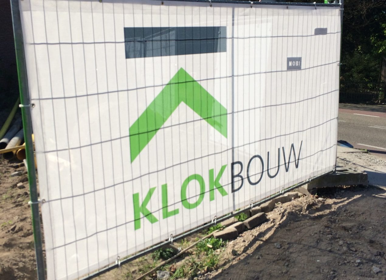 VerheesPlus reclame bouwhekdoek