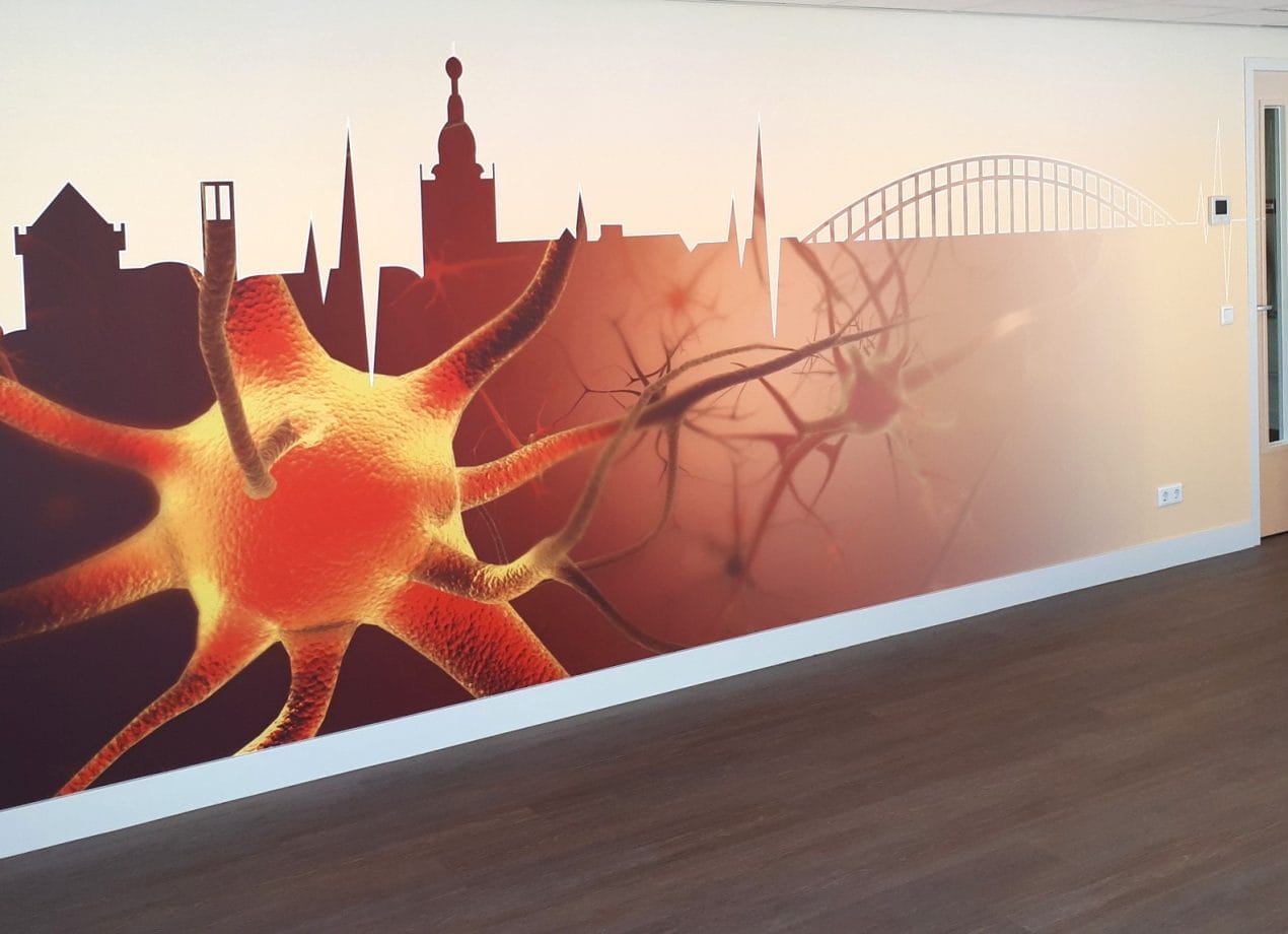 VerheesPlus reclame fotobehang