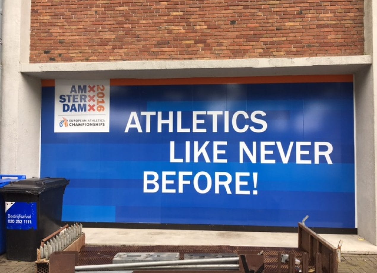 VerheesPlus reclame EK atletiek