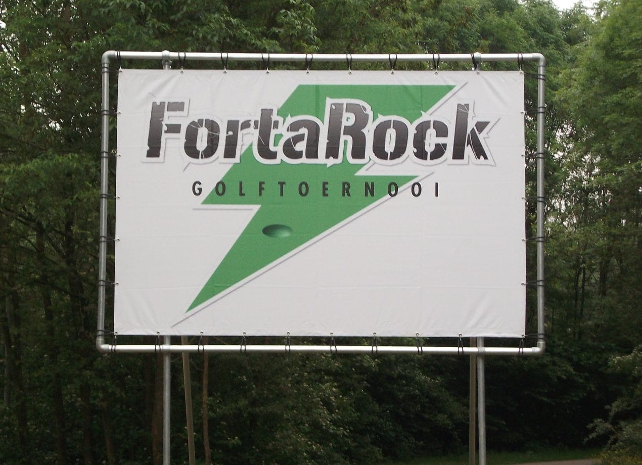 VerheesPlus reclame textielframe