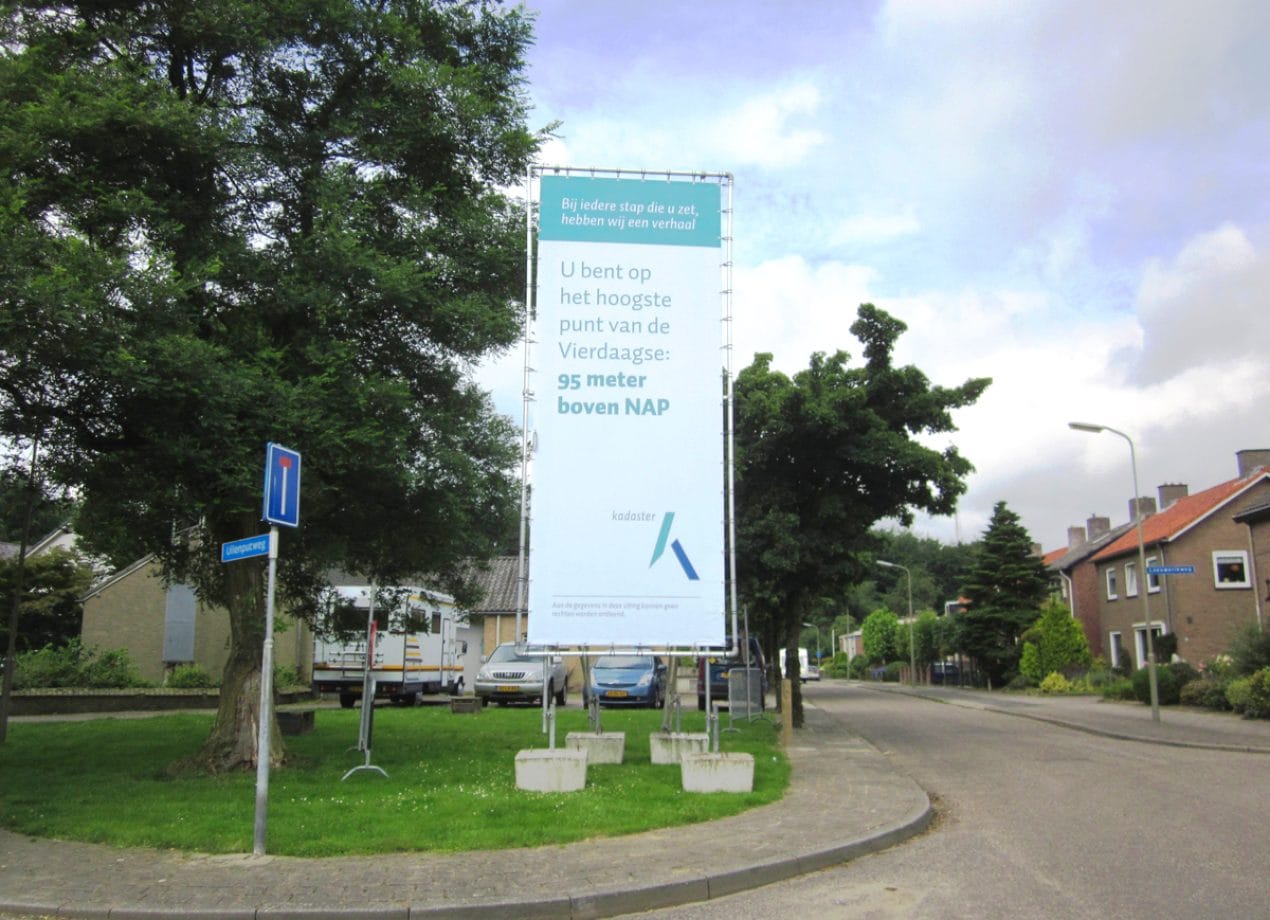 VerheesPlus reclame vrijstaand frame