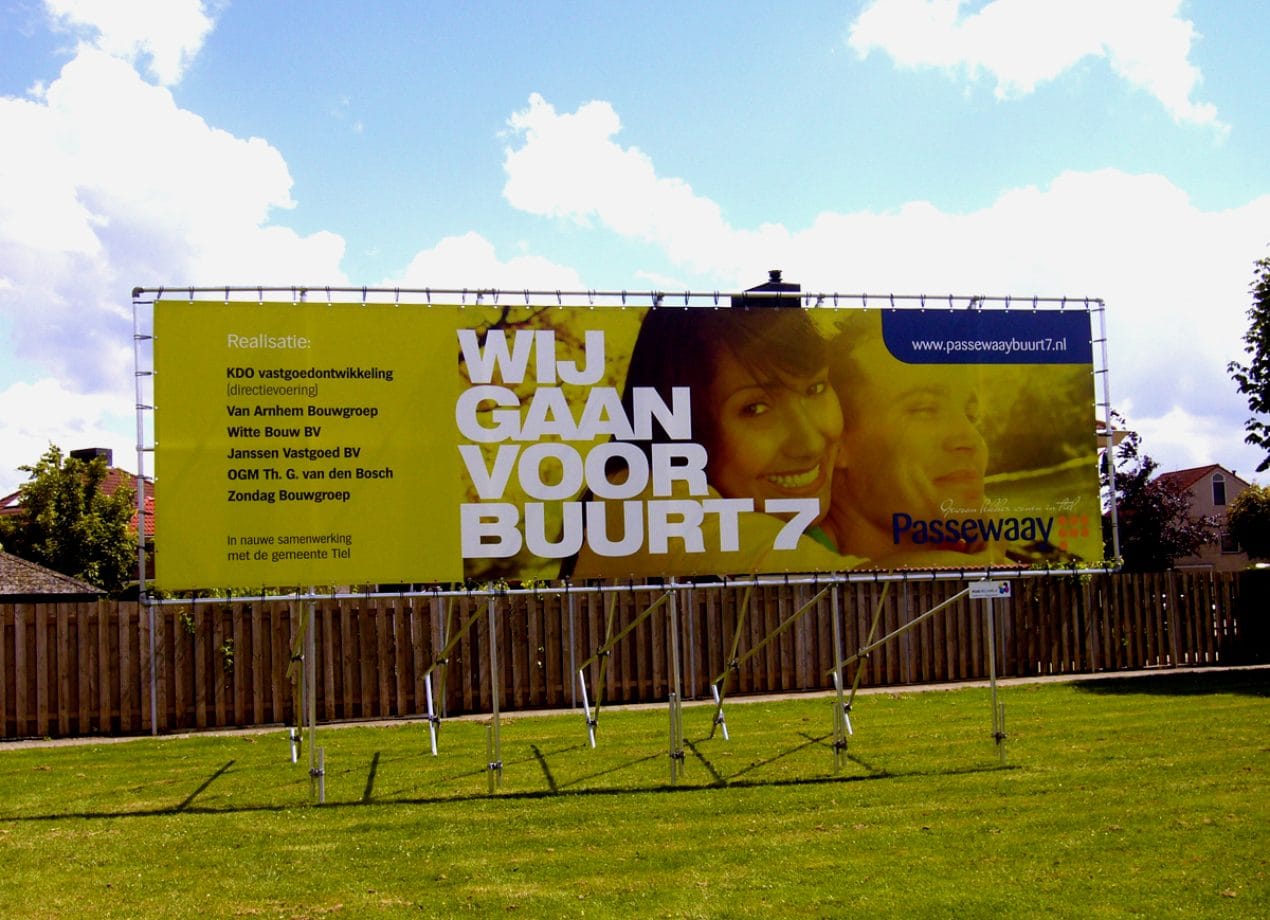 VerheesPlus reclame vrijstaand frame