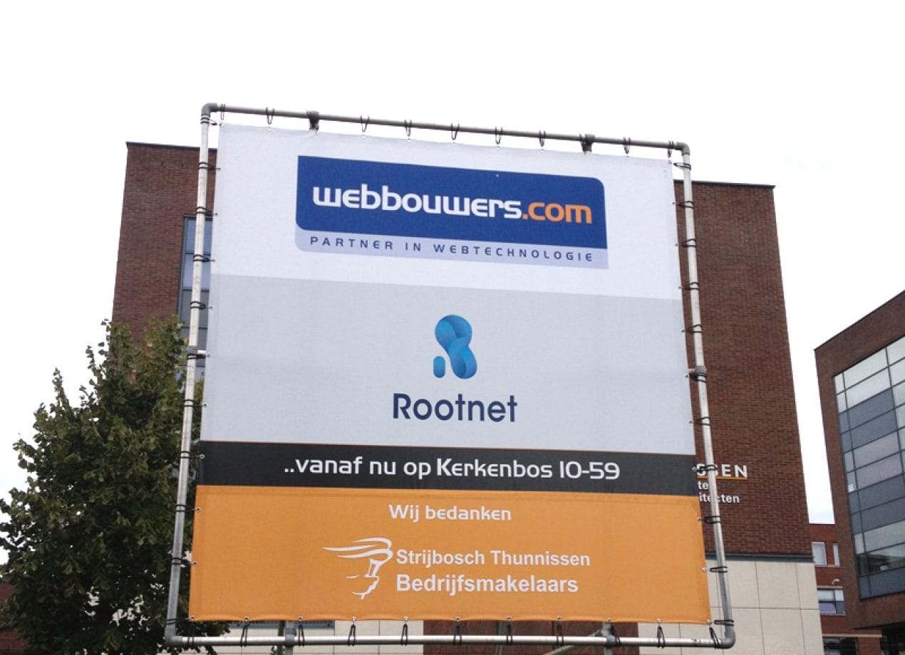 VerheesPlus reclame vrijstaand frame